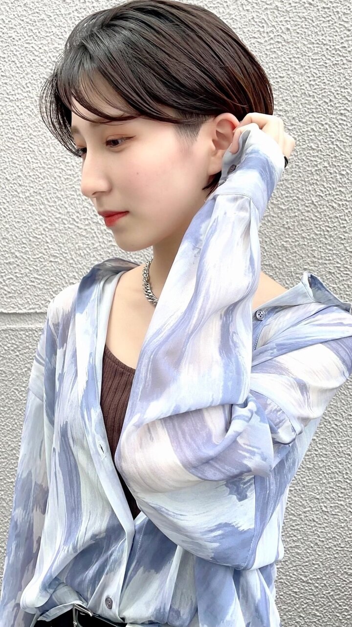 大人美人360度可愛いツーブロショート