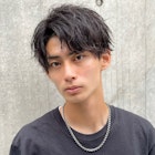 ツイストスパイラルハーフアップバングコンマヘアマッシュ