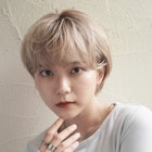 くしゃっと無造作マッシュ×ミルクティベージュ