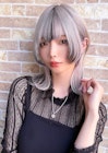 ☆CAPSULE☆ホワイトグレージュ＆ウルフカット、インナーカラー