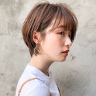 小顔くびれヘア薄めバングモテ髪ペールベージュ美髪#51_0907