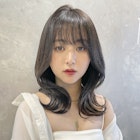 韓国風ヘア 外国人風ヘア くびれヘア アッシュグレージュM0904