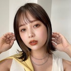 イヤリングカラー外ハネボブ【肥田亜沙美】