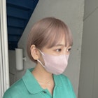 ☆ハイトーンブリーチミルクティーカラーホワイトベージュカラー