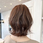 福山市美容室Caary人気 マロンベージュ・マロンブラウンカラー