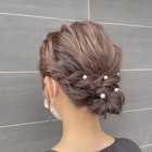 #結婚式 #お呼ばれ #ヘアアレンジ #大人可愛い #アップ