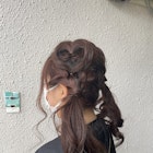 ハートな三つ編みツイン☆ 【ヘアセット】