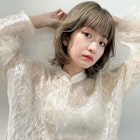 顔まわりウルフレイヤーカット♪