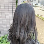 ロングヘア×アイスグレージュ