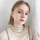 タイトなオイルヘア_外ハネボブセクションカラー_99116