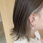 ホワイトグレージュインナーカラー【佐藤和弥】