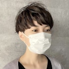 【マロングレージュ×ハイライト×マッシュショート】ウサミ