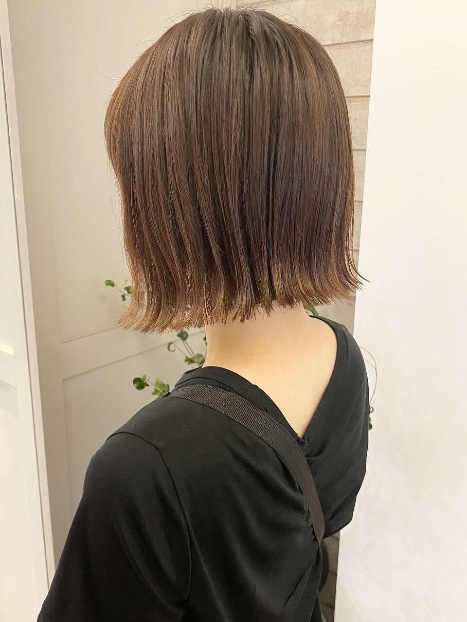 切りっぱなしが可愛い☆パツッと外ハネボブ