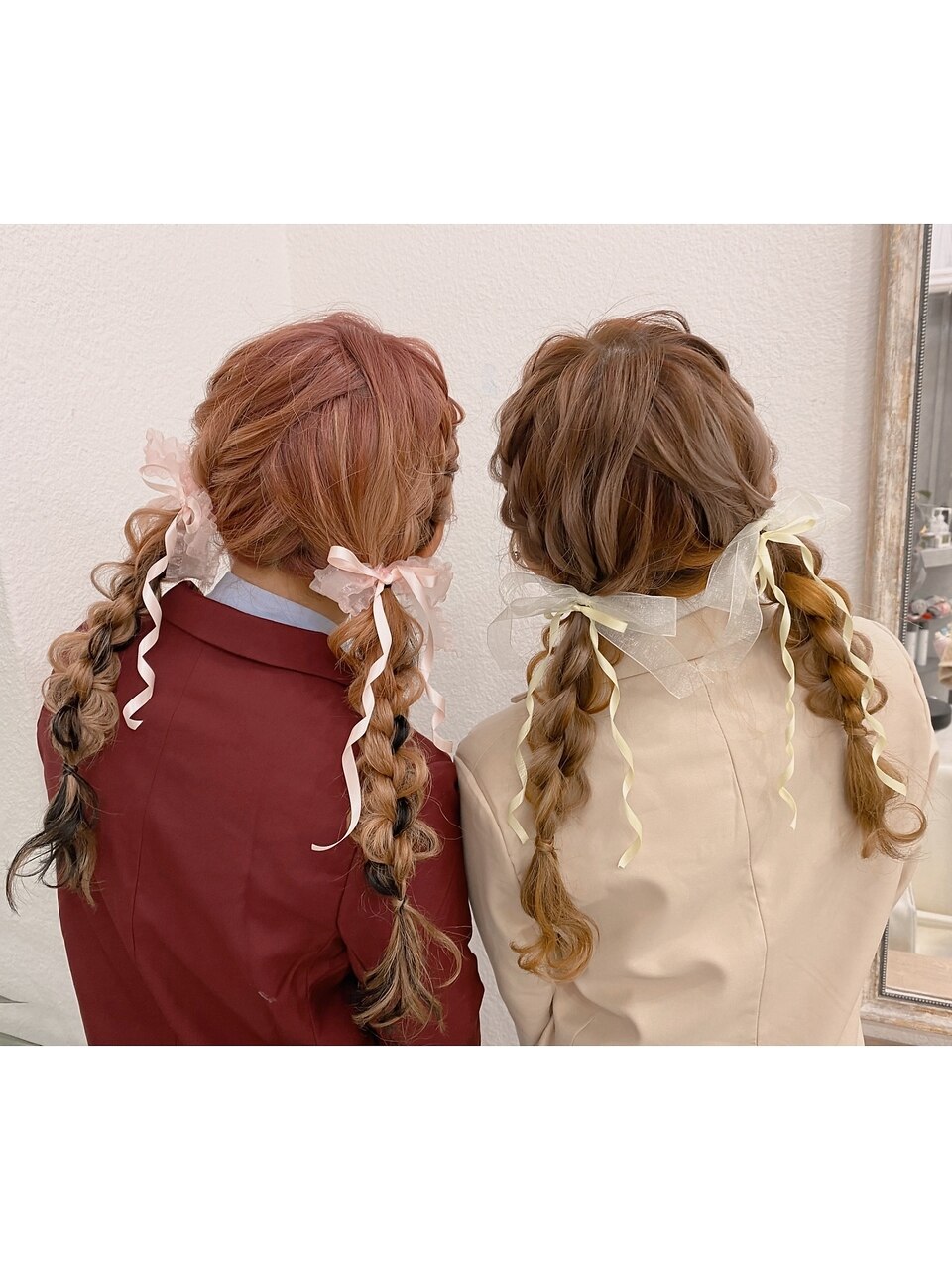ツイン編み下ろし