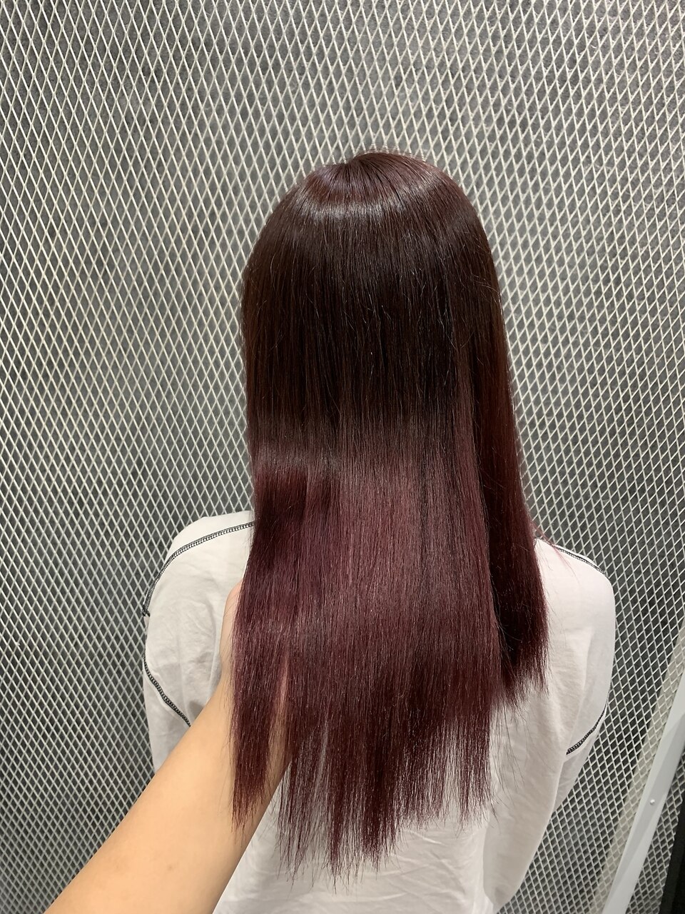 艶髪ローズレッドカラー