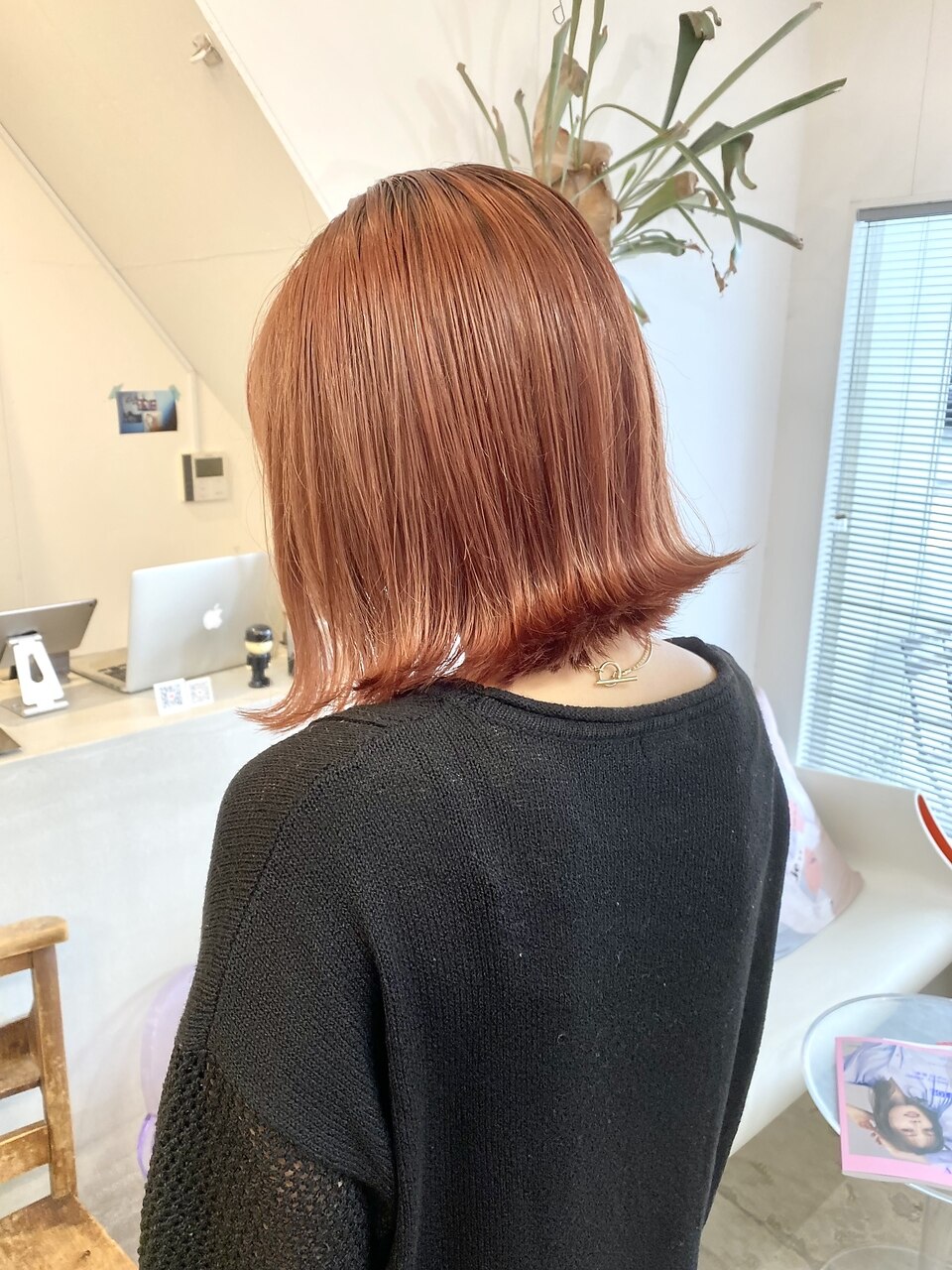 【NAiVE hair】オレンジベージュ
