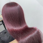 大人気ブリーチなしカラー 艶カラー 韓国カラー パープルカラー