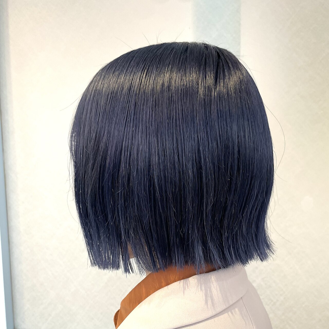 ☆パツっと顎ラインボブ×ネイビーブルー☆