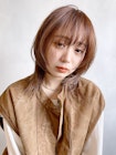 フェイスラインレイヤー_外ハネボブセクションカラー_49202