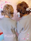 ツインお団子ヘア