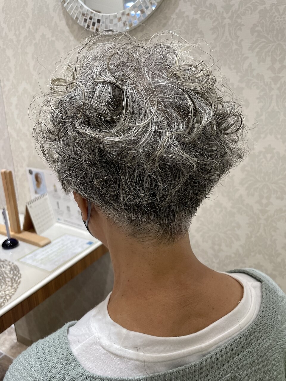 お洒落グレイヘアー