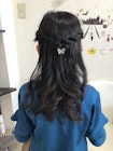 お子様もかわいく！クセを活かしたスライドカットミディアム！