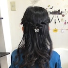 お子様もかわいく!クセを活かしたスライドカットミディアム!