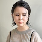 グレーアッシュ×ニュアンスかきあげhair