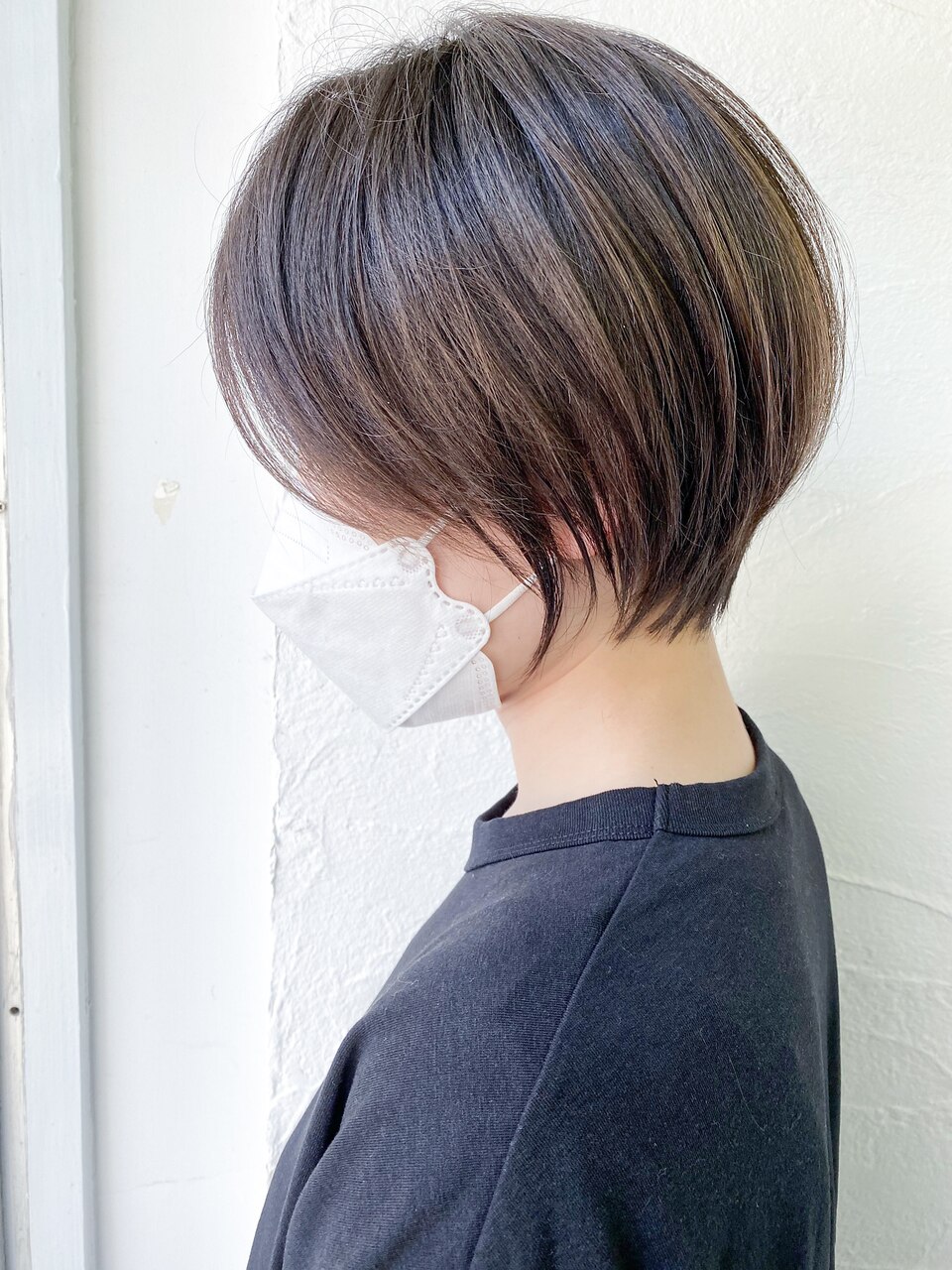 似合う丸みショート♪襟足、もみあげ、顔周り似合わせますby柴立