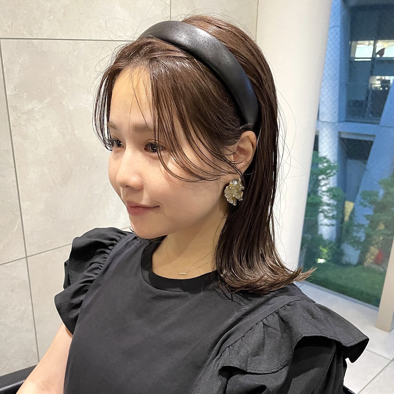 お客様SNAP/お呼ばれにもOKなカチューシャアレンジ