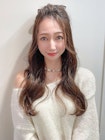 韓国ヘア♪大きなくびれが可愛いロングヘア×簡単前髪アレンジ