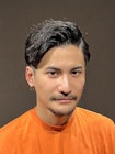 ビジネスフォーマル ツーブロックショート 七三オールバック