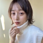 ボブウルフ/グレージュカラー/ココアベージュ/ボブ/ショートボブ