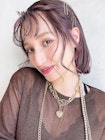 春アレンジ_グレージュカラーボブウルフココアベージュ_39077