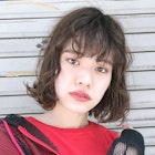 ニュアンスボブ_グレージュカラーボブウルフ_68600