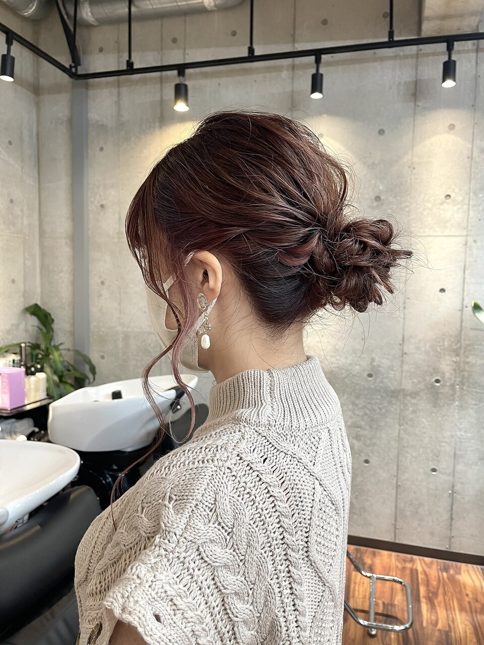 お呼ばれヘアセット