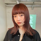 【木原】ボルドカラー暖色カラー顔まわりレイヤーレッドブラウン