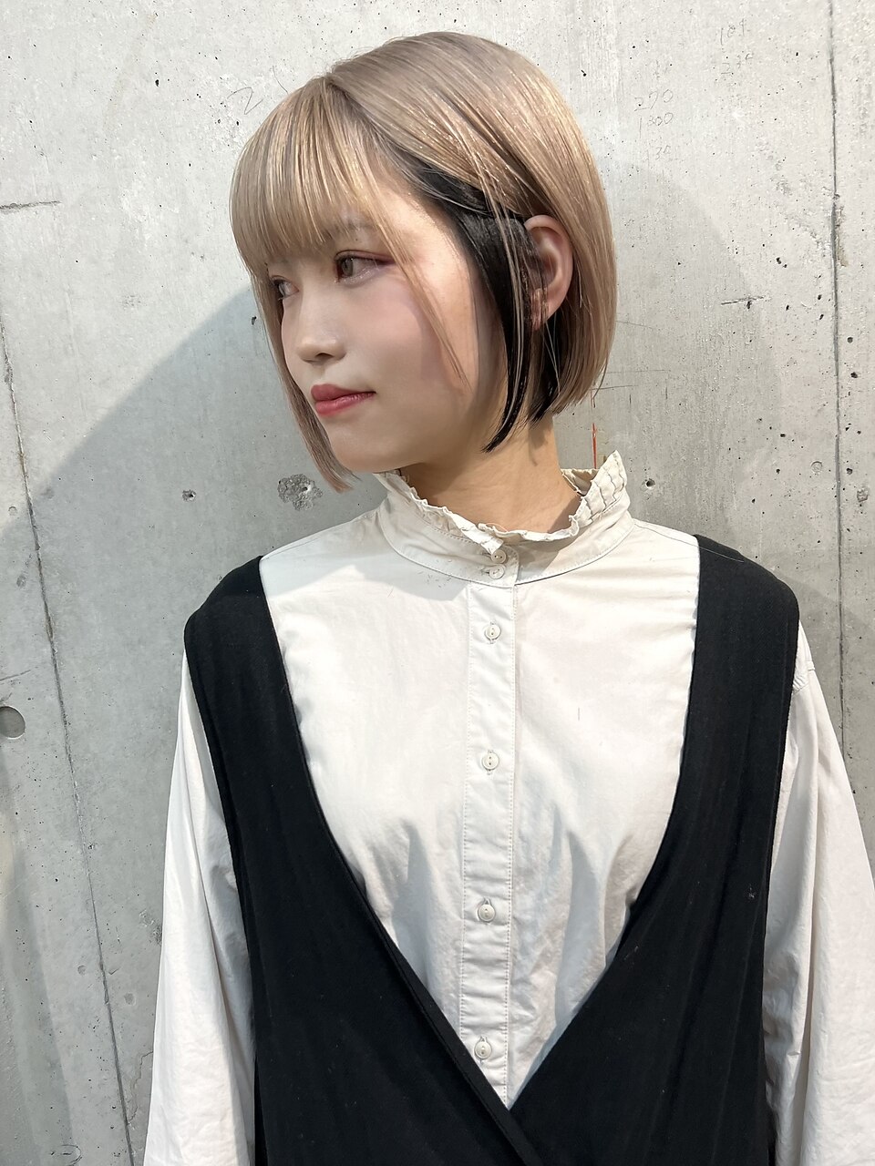 【天神/大名】ブロンド＆ブラック【インナーカラー】