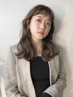 クールフェミニン×オン眉ミディアム
