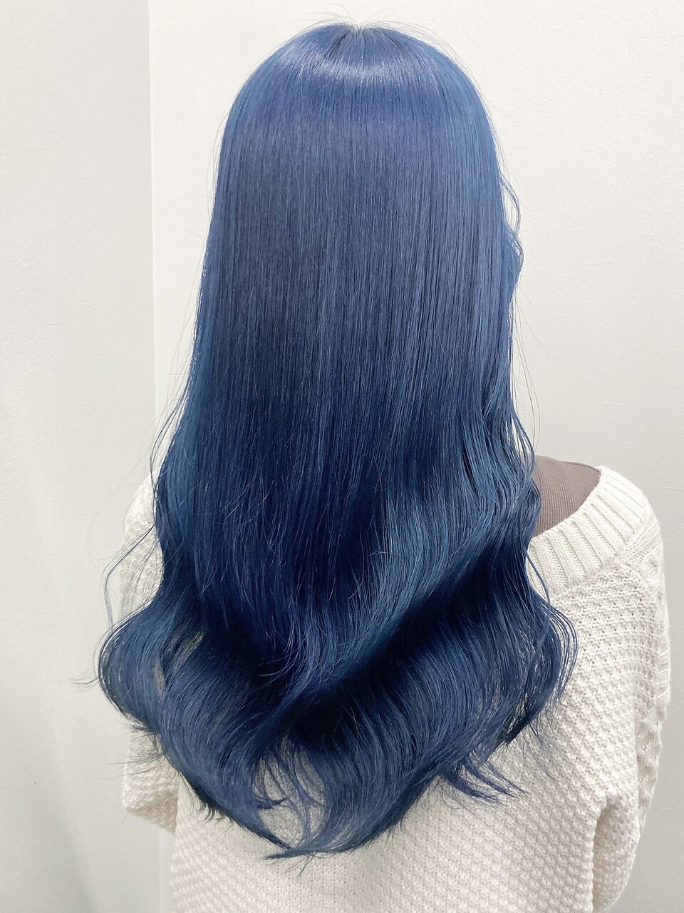 福井　大和田　ブルーアッシュ　韓国ヘア　ケアブリーチ