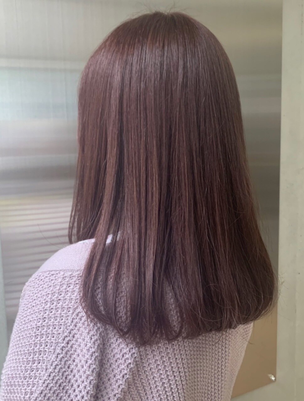 〇ブリーチなしダブルカラー ラベンダーベージュ ピンクベージュ