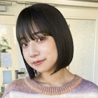 ミニボブ内巻きボブ艶髪ストレート大人かわいいパーソナルカラー