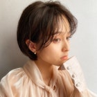 【久場】シースルーバング×小顔ショート20代30代40代