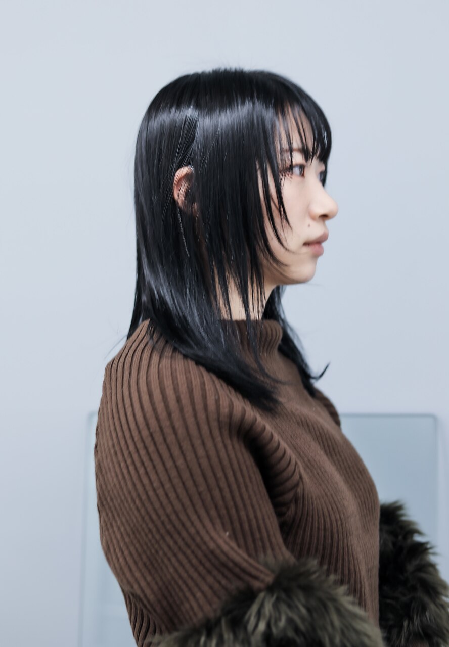 黒髪ウルフスタイル♪
