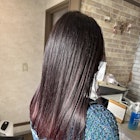 ラベンダーグレージュ×グラデーションピンク