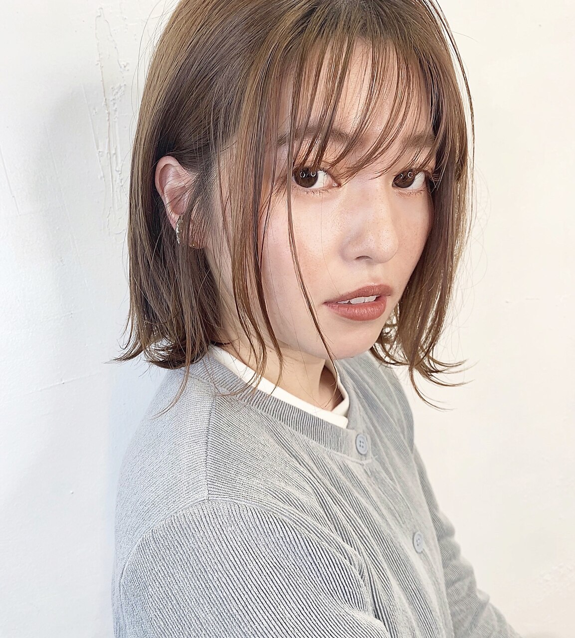 〇2wayバング ボブ