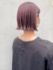 ボブ×プラムピンク◇