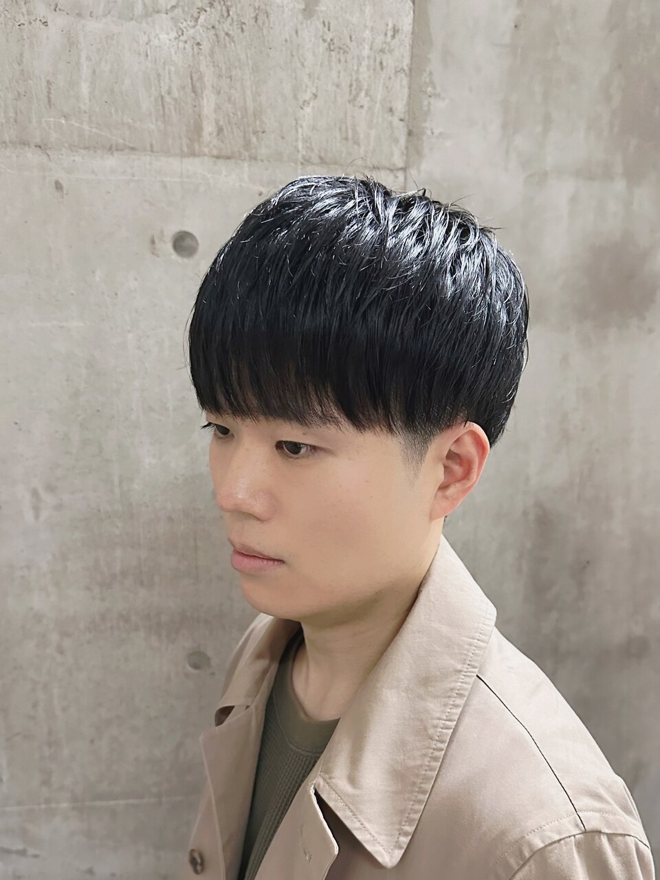 黒髪/爽やか/マッシュ/韓国風/刈り上げ