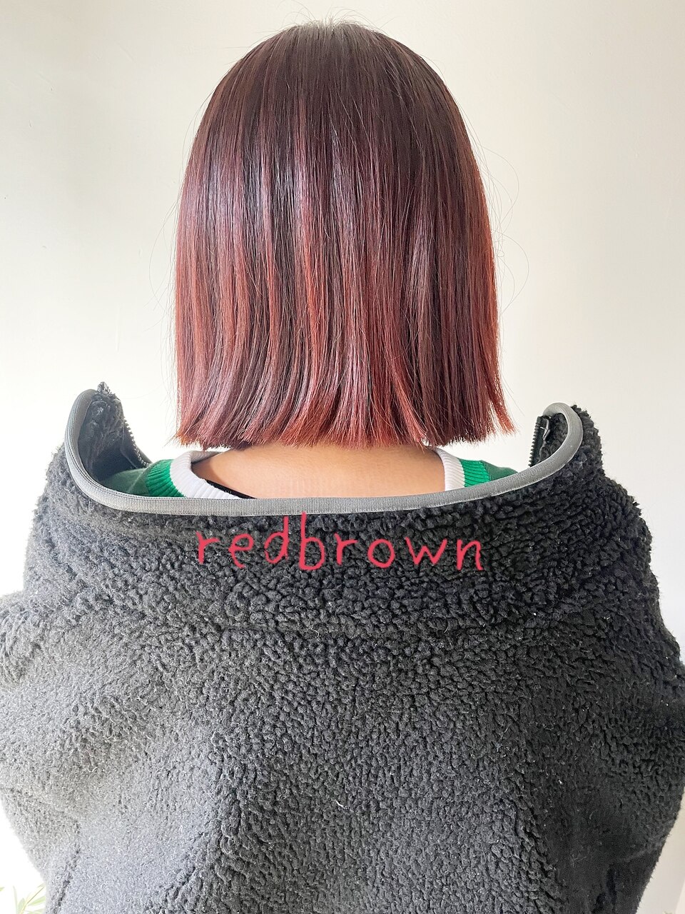 きりっぱなしボブ×レッドブラウン【milkkichijoji吉野けいこ】
