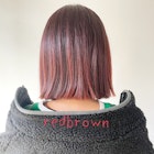 きりっぱなしボブ×レッドブラウン【milkkichijoji吉野けいこ】